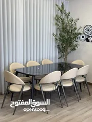  10 طاولات سفرة معدن ورخام فاخرة