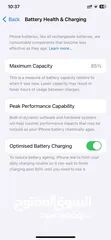  4 iPhone 11 pro battery life 85