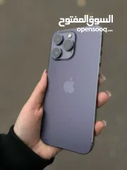  3 ايفون 14 برو ماكس (نهدي)  512 جيجا  كفالة ابل لغاية 8/1/2027  السعر قابل للتفاوض