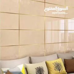 6 رول 50 متر لاصق ذهبي او فضي  ديكور للارضيات و الحائط لاصق ديكوري للجدران