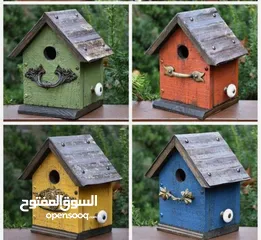  6 بيوت طيور خشبيه  جاهزه ويوجد تفصيل حسب الطلب