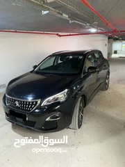  2 جيب بيجو 3008 لون اسود ( بيع بسبب السفر)