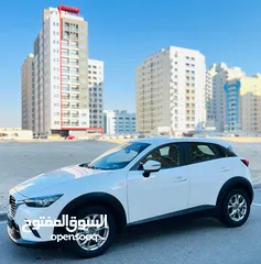  2 A Clean And Good Condition Mazda CX3 2018 White GCC