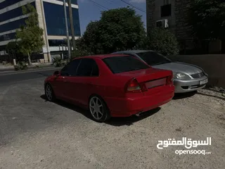  6 ميتسوبيشي لانسر 1996 جير عادي للبيع فوري والشرا ما بقصر معه