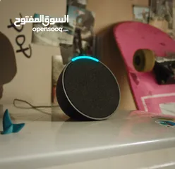  3 اليكسا السماعة الذكية احدث اصدار ( Echo Pop ) Amazon Alexa Echo Pop