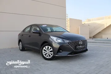  2 HYUNNDAI ACCENT 2022 GCC EXCELLENT CONDITION WITHOUT ACCIDENT