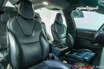  22 Tesla Model X Standard Range  2019   السيارة بحالة ممتازة جدا و قطعت مسافة 51,000 كيلو متر فقط