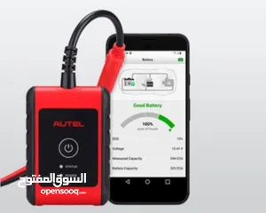  3 يتوفر لدينا جهاز لفحص بطارية (12v) AUTEL_MAXI_BAS_BT506 *يقوم بتحديد حالة البطارية بنسبة دقة 100%
