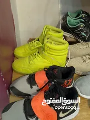  18 بضاعه محل ماركات نضيفه   أحذية رياضه   