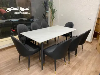  9 طاولات سفرة رخام مصنع مستورد