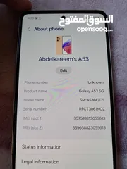  7 سامسونج جالكسي اي 53 5 جي samsung galaxy a53 5g للبيع بسعر مميز