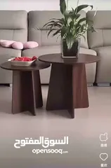  3 طاولات الصالون خشب ثقيل وجودة ممتازة  ومضمونة بالكرتونة بسعر العرررض المحدود