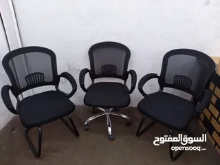  7 طقم كراسي ادارة مميزة ومكفولة للبيع بسعر المصنع شامل التوصيل عمان زرقاء