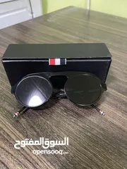  3 THOM BROWNE Sunglasses Black & Dark Grey