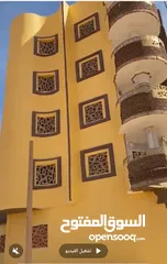  1 عمارة في سوق ليبيا قندهار مصممة ل7طوابق مشطبة 5 طوابق  بها بدروم كل طابق  بها 4 شقق تصميم اسانسير وس