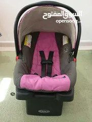  1 Graco Baby Car Seat كارسيت كراكو مقعد سيارة و كوت متنقل