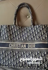  1 athentic dior canvas tote bag with authentication cirtificate