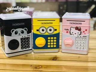  2 الحصاله الذكيه برقم سري حصاله الكترونيه حصالة نقود خزنة حفظ النقود هدية هدايا خزنه