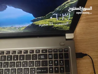  2 لابتوب توشيبا i7 مستعمل بحالة جيدة مواصفات ممتازة هاردسك 300 جيجا ومع بصمة وهاردسك 300 جيجا