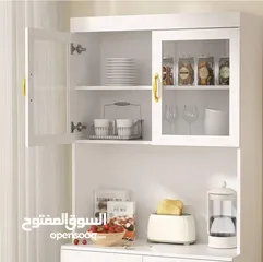  8 خزانة مطبخ منزلية 4 دفات – ترتيب وأناقة بكل زاوية! تصميم عملي وأنيق خامة متينة وجودة عالية