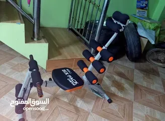  9 جهاز التمارين المنزلي 6 في 1 ودّع الاشتراكات الغالية بالنادي وخلي تمرينك من بيتك!        جهاز متكامل