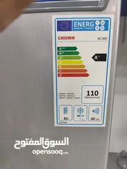  2 عرض نااار على ثلاجة مكتب كراون سلفر 84 لتر توفير طاقه A+