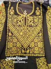  18 ثوب تقليدي فخم تراثي الوان جميلة تطريز فخم قماش توب جاهز للبس