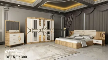  9 غرف نوم تركي 7 قطع مميزه شامل تركيب ودوشق مجاني