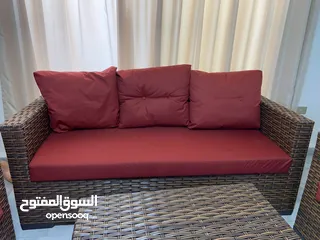  2 للبيع طقم راتان نوعية ممتازة وبحالة جيدة