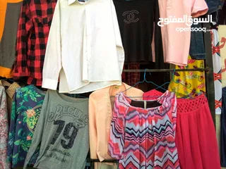  5 ملابس استعمال بسيط وليست بآلة وقسم منها جديده يصلح كمشروع لربة منزل أو بضاعة لمحل