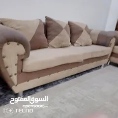  5 كنب سبع مقاعد ثلاثيه وثنائيه ومفردتين