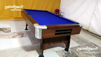  2 بلياردو رخام 7 قدم تفصيل جديد مع كامل الاغراض