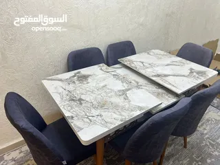  4 طاولة سفرة تركي مكفول يوجد توصيل طاولات سفرة