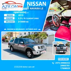  1 NISSAN NAVARA AUTOMATIC 3800 NEGOTIABLE