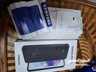  1 Samsung Galaxy A55 8 GB ram 256 GB Storage open Awesome Navy color