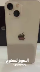  23 ايفون 13 عادي 128 جيجا  Iphone 13 128 Gb  موجود لون اسود و لون ابيض  بطاريات فوق  90% اصلي