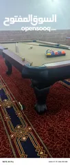  3 طاولة بلياردو 7.5 قدم خشب ثقيل جدا مع كامل الأغراض طاولة فخمه جدا وبسعر العرض