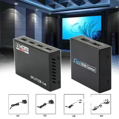  2 FOUR HDMI displays from 1 HDMI source with this splitter
