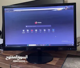  3 شاشة AOC E2251SW 21.5-inch full hd 60Hz