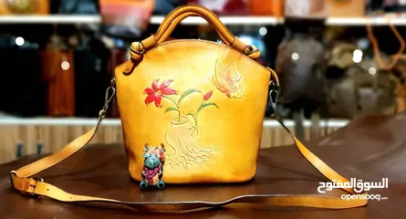  12 Handmade leather bags for women حقائب جلدية مصنوعة يدويا للنساء