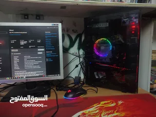  1 جهاز gaming مستعمل بحالة ممتازة core i7-4th, gtx 1660 6gb, ram ddr4 16gb