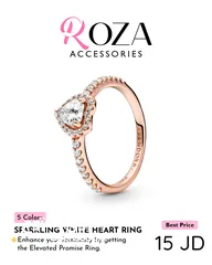  4 Pandora Promise Rings Collection - Roza Accessories- كولكشن خواتم الوعد من باندورا