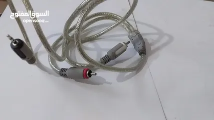  1 Aux Male to 2RCA Male high quality