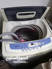  2 غسالة سامسونج بحالة ممتازة شغاله ميه ميه