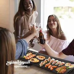  3 جريل كهربائي صاج بار ضخم فندقي  تيفال.لشوي اللحوم و الاسماك و الخضار /اقتصادي جدا طول 90 سم 1800واط