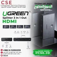  1 UGREEN CM188 HDMI Splitter 3 In 1 Out مقسم يوجرين