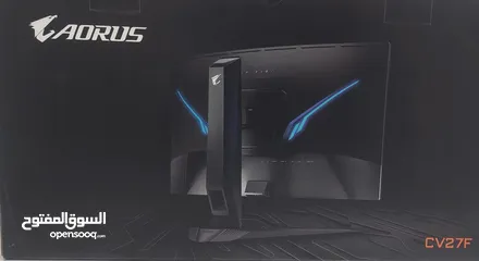  3 AORUS CV27F Tactical Gaming Monitor 27inch