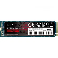  3 Silicon Power 128GB PCIe Gen3×4 P34A60 NVME هارد ديسك ان في ام اي 128 جيجا