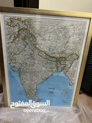  2 لوحات خرائط العالم