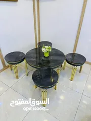  3 طبلات خشب مرمري